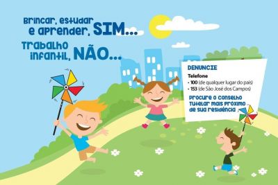 SÃO JOSÉ REALIZA CAMPANHA CONTRA O TRABALHO INFANTIL